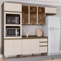 Cozinha Modulada Connect 4 Peças Com Torre Quente 2 Fornos Duna/cristal - Móveis Henn Duna/cristal - 2