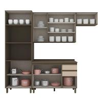 Cozinha Modulada Connect 4 Peças Com Torre Quente 2 Fornos Duna/cristal - Móveis Henn Duna/cristal - 5