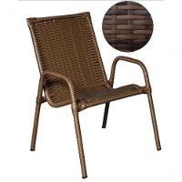 Kit 2 Cadeiras Ipanema Area Externa, Jardim Junco Chocolate - 2