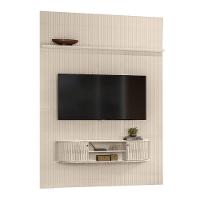 Combo Home Suspenso + Painel Para Tv 60 Polegadas New Monte Carlo - 7 Decor Calacata E Off White - 1