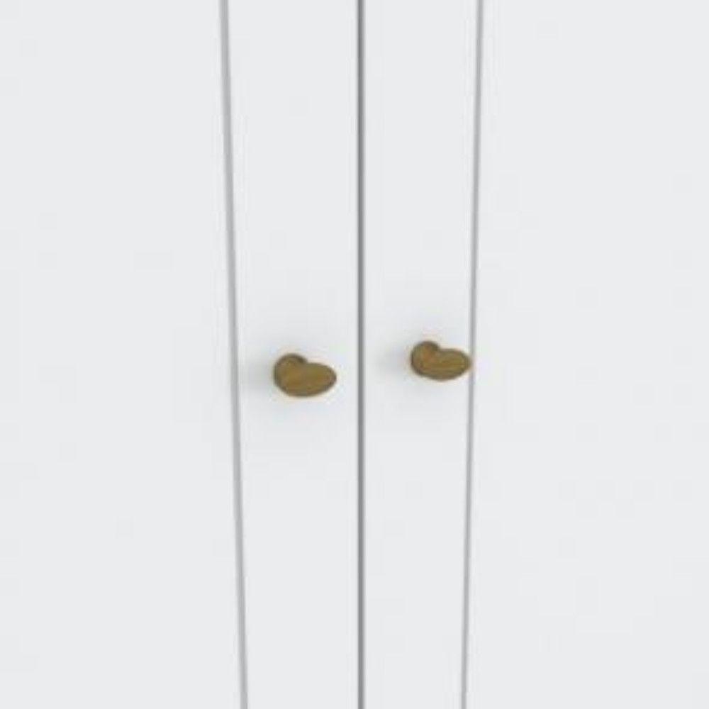 Conjunto Quarto Henn Americana 2 Peças 7 Portas 8 Gavetas Branco - 6