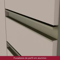 Cozinha Modulada Connect 6 Peças Com Porta Toalha Duna/cristal - Móveis Henn Duna/cristal - 5