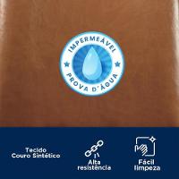 Conjunto 3 Cadeiras Lavínia Couríssimo Amarula/aço Preto - Salaone Couríssimo Amarula/aço Preto - 7