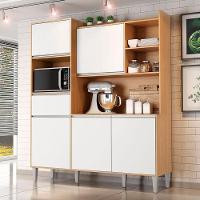 Armário Para Cozinha Kit Isabel Amêndoa Branco - Ajl - 5