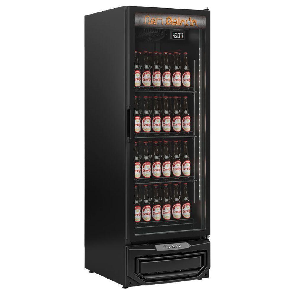 Cervejeira Vertical Com Porta De Vidro 572 Litros Gcb57vbinlb Gelopar Expositor All Black 220v - 1