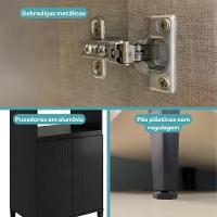 Torre Quente Miami Para 1 Forno 1 Microondas 3 Portas Carraro Preto Touch - 6