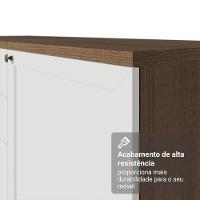 Paneleiro 60 Cm 3 Portas Vik Madesa Rustic/branco - 9