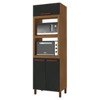 Torre Quente Monza 70cm 2 Fornos 3 Portas Freijó-chumbo Indékes Freijó-chumbo - 1