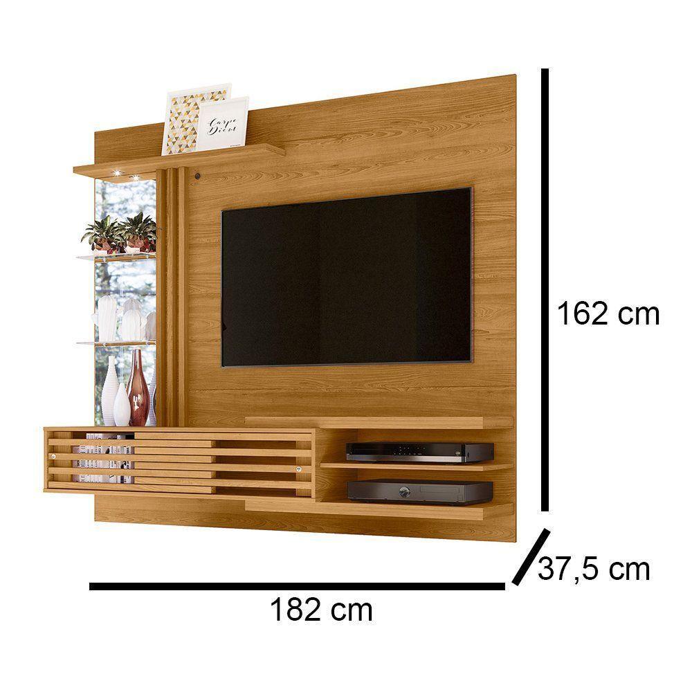 Painel Bancada Suspensa Para Tv 60 Polegadas Frizz Supreme 7 Decor Cumaru - 3