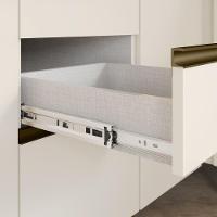 Cozinha Modulada Connect 4 Peças Balcão 120cm Off White Com Tampo Mdp - Móveis Henn Off White - 3