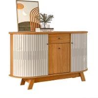 Buffet Aparador Para Sala Monza - 7 Decor Cinamomo E Off White - 1