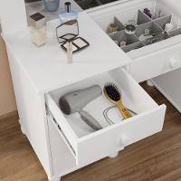 Penteadeira Camarim 9 Gav Mila New C-led + Banqueta - Branca - 6