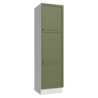 Paneleiro 60 Cm 3 Portas Vik Madesa Branco/verde - 1