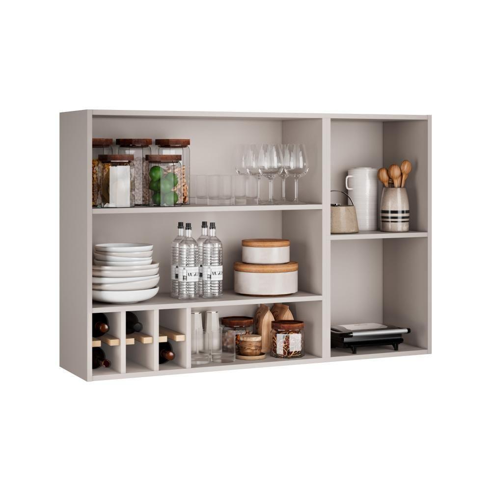 Cozinha Completa Itatiaia Essence 200cm Madeira Fendi/gris - 5