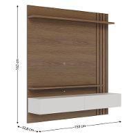 Home Suspenso Juriti 1.5 Amendoa Off White Matte - Colibri - 2