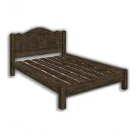Cama Casal Siena 100% Mdf Com Sarrafo Em Madeira Carmolar Nogal - 3