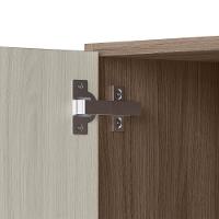 Armario Aereo Balcao 2 Portas 60cm Mdf Kali Nicioli Carvalho Toq Bianco Toq - 6