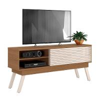 Aparador Bancada Para Sala Frizz 1.5 - 7 Decor Naturale E Off White - 3