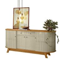 Buffet Aparador Para Sala Mônaco - 7 Decor Cumaru E Opala - 1