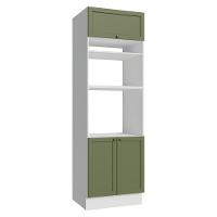 Torre Quente 70 Cm 3 Portas Vik Madesa Branco/verde - 1