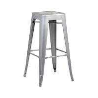 Banqueta Tolix Alta Cinza - 1