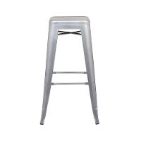 Banqueta Tolix Alta Cinza - 2