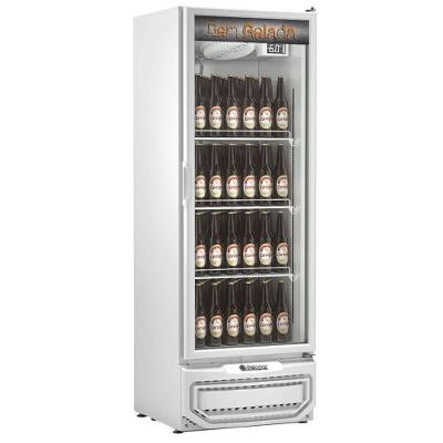 Cervejeira Vertical Porta De Vidro 410 Litros Gcb40v Gelopar Expositor Branco Gelopar 220v