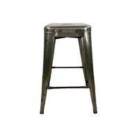 Banqueta Tolix Média - Natural Envernizada