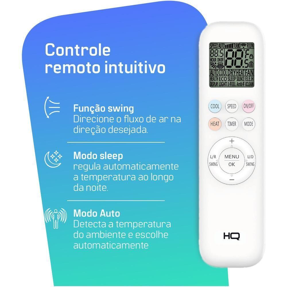 Ar Condicionado Split Hq Hi Wall Inverter 36.000 Btus/h Quente E Frio Monofásico Branco CQHQ36PIS2BX 220V - 4