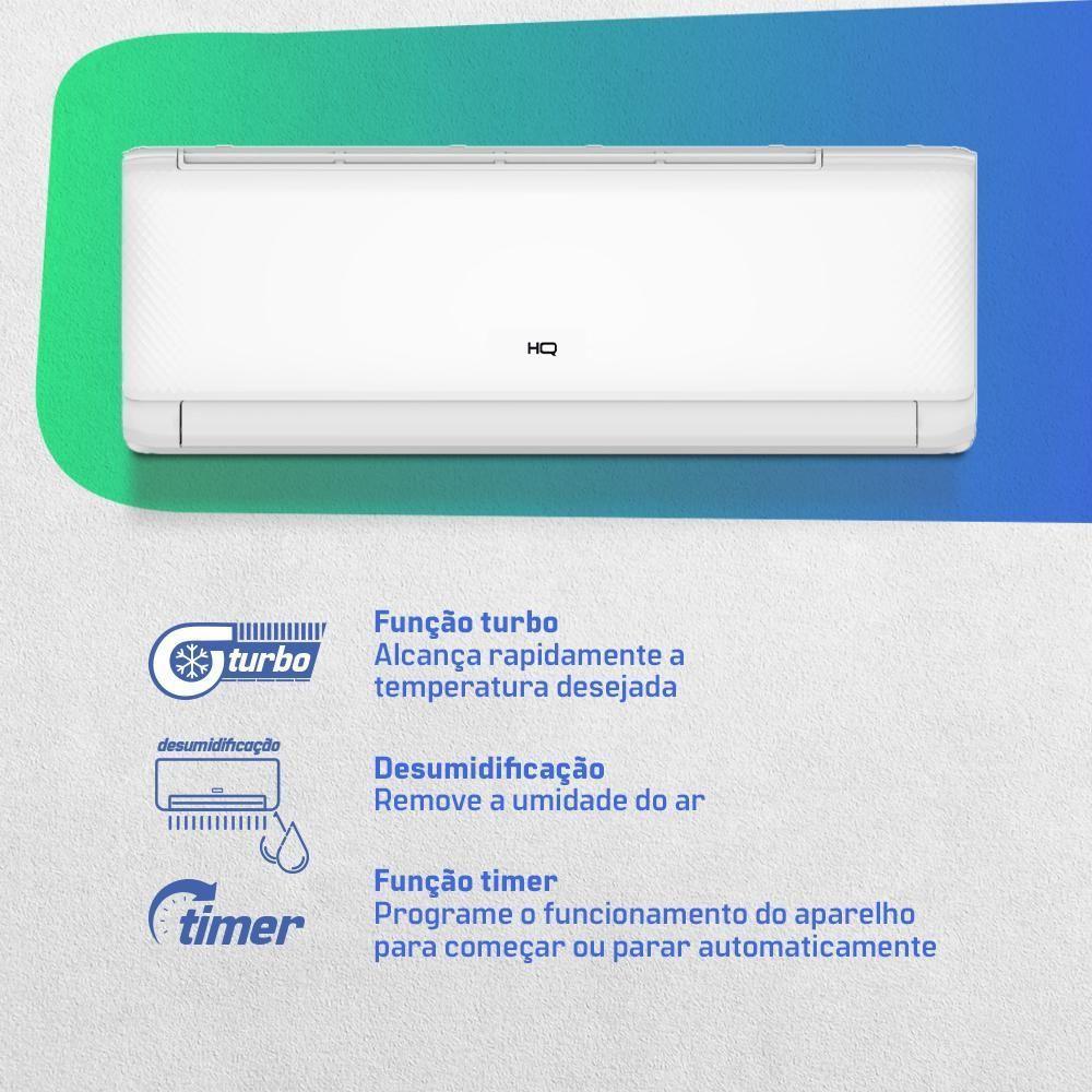 Ar Condicionado Split Hq Hi Wall Inverter 36.000 Btus/h Quente E Frio Monofásico Branco CQHQ36PIS2BX 220V - 7
