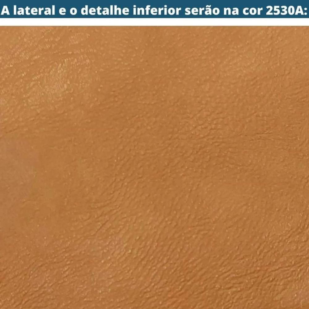 Sofá-cama 2 Lugares Mh-1609 Herval 158 Cm (largura) Colchão Casal Linho Bege Laterais Marrom A - 6