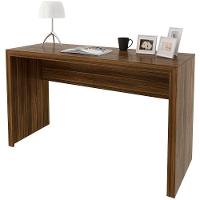 Mesa Para Escritório Escrivaninha 127 Cm Nogal - 1