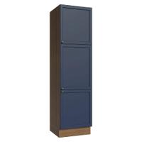 Paneleiro 60 Cm 3 Portas Vik Madesa Rustic/azul - 1