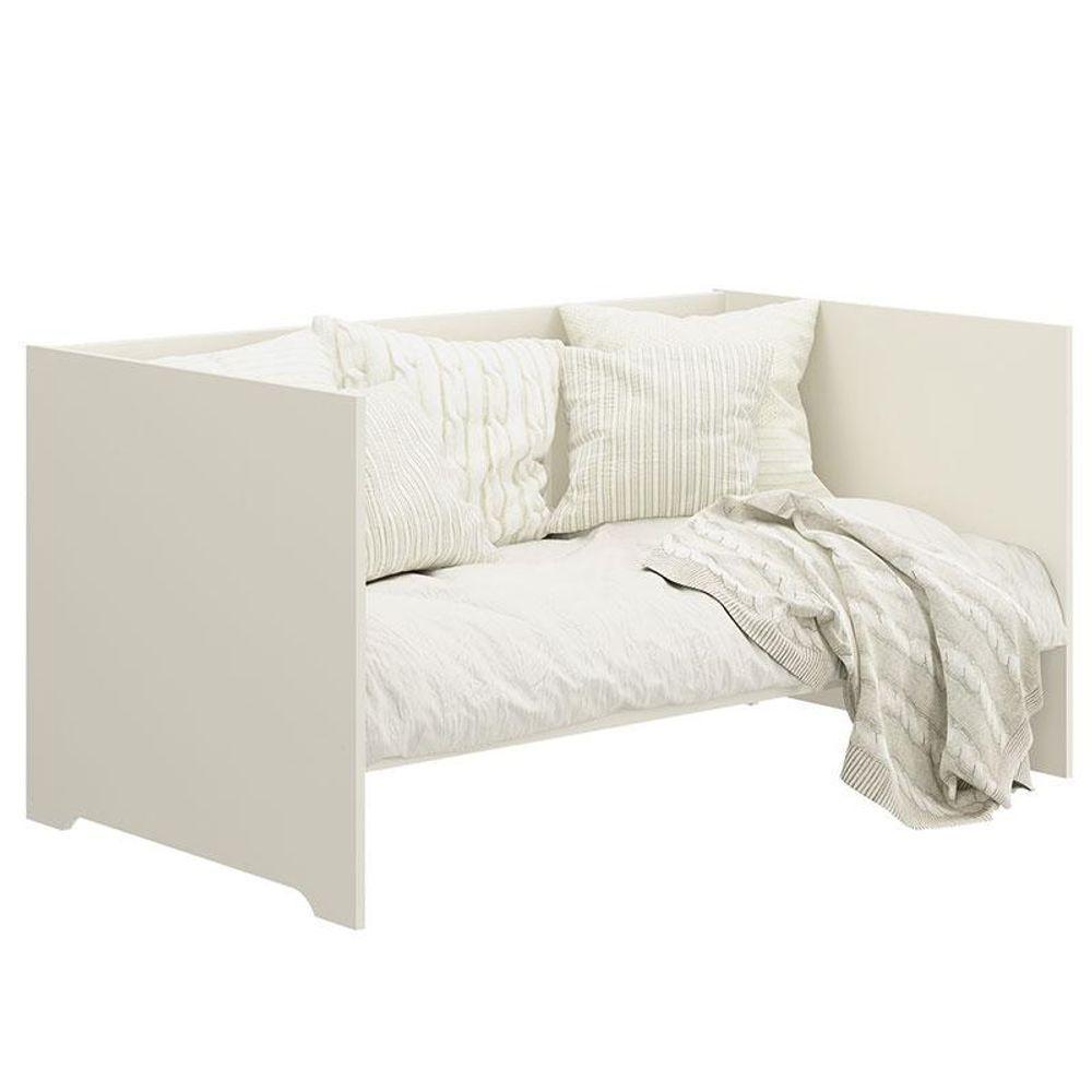 Berço Americano Evolution 4 Em 1 Areia Acetinado Com Colchão Ortobom - Reller - 5