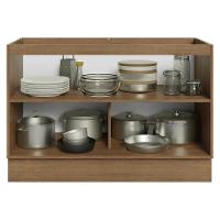 Balcão Gabinete De Pia 120 Cm (sem Tampo) Rustic/verde Vik Madesa Rustic/verde