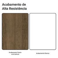 Armário Aéreo De Canto 1 Porta Vik Madesa Rustic/branco - 9