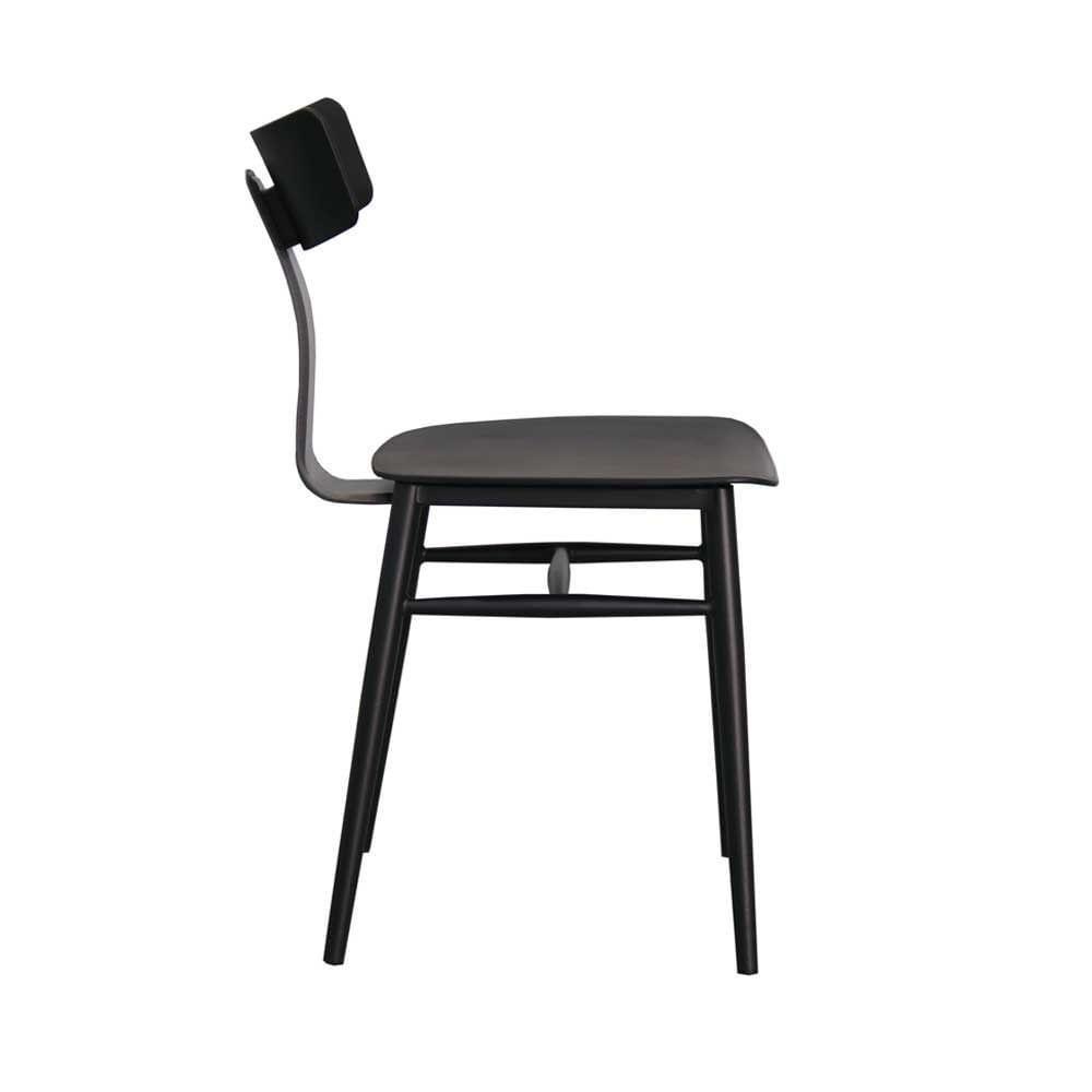 Kit 2 Cadeiras Analu Rivatti 42 Cm (largura) Assento E Encosto Pp Preto Detalhe Em Pu Cinza Base Aço - 4