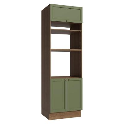 Torre Quente 70 Cm 3 Portas Vik Madesa Rustic/verde