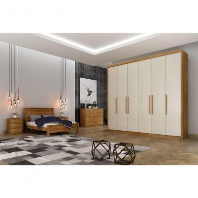 Guarda Roupa Casal 6 Portas 8 Gavetas - Santoro-cumaru-fendi - Móveis Novo Horizonte