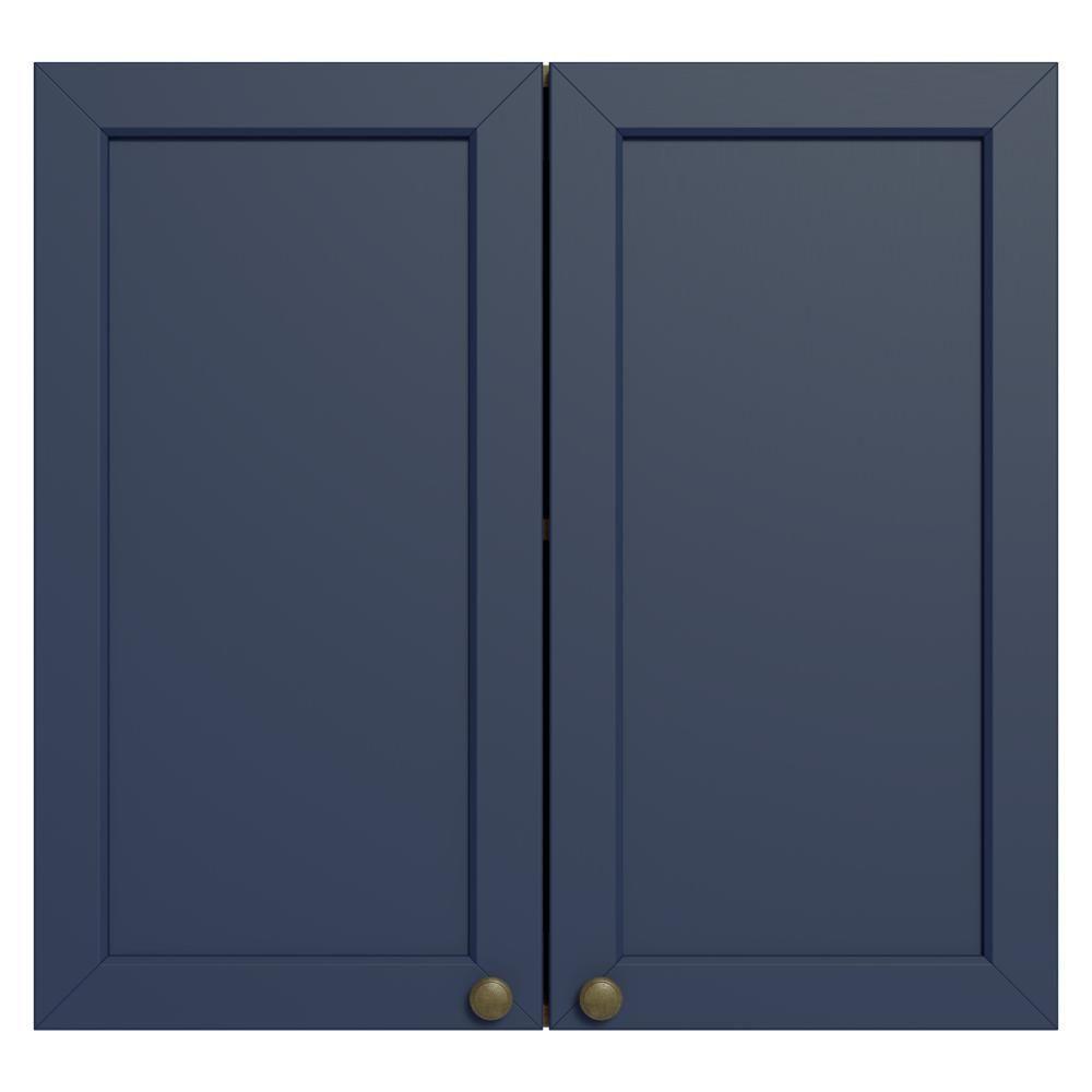 Armário Aéreo 70 Cm 2 Portas Vik Madesa Rustic/azul - 10