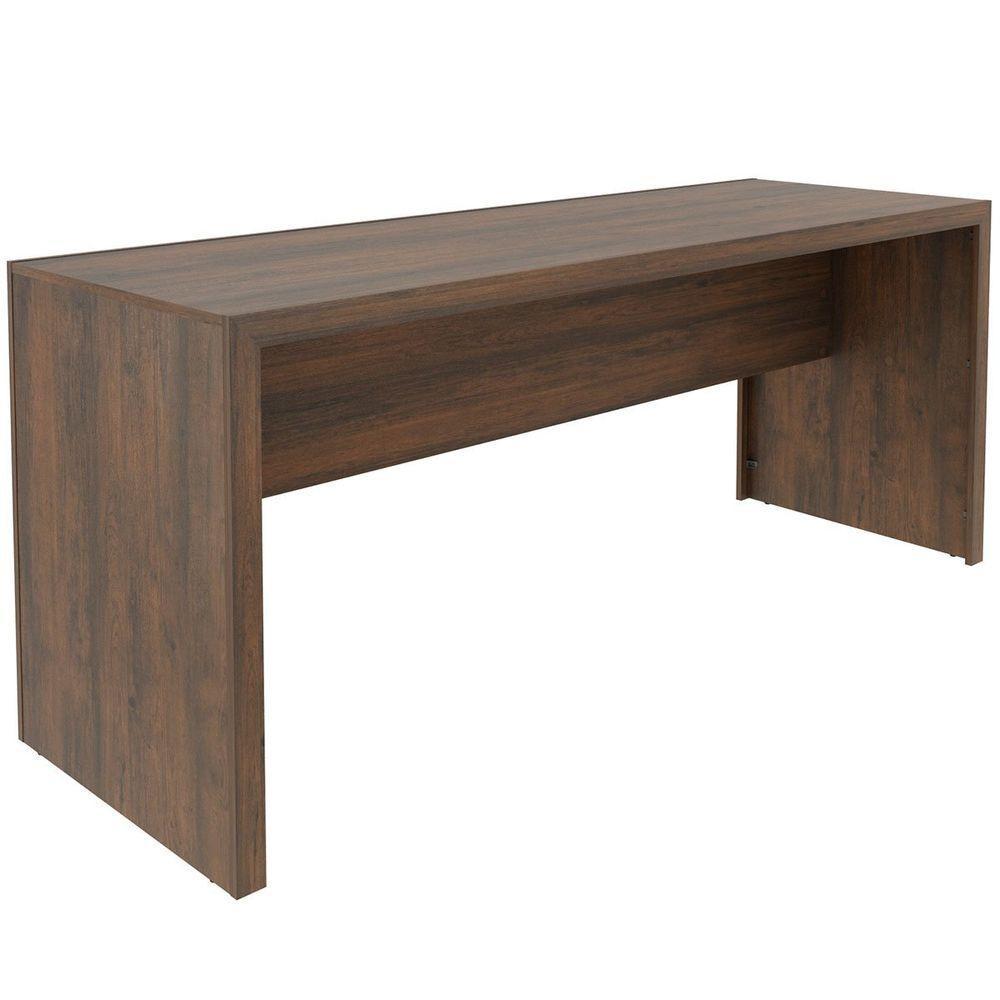 Mesa Para Escritório Escrivaninha 180 Cm Rústico - 4