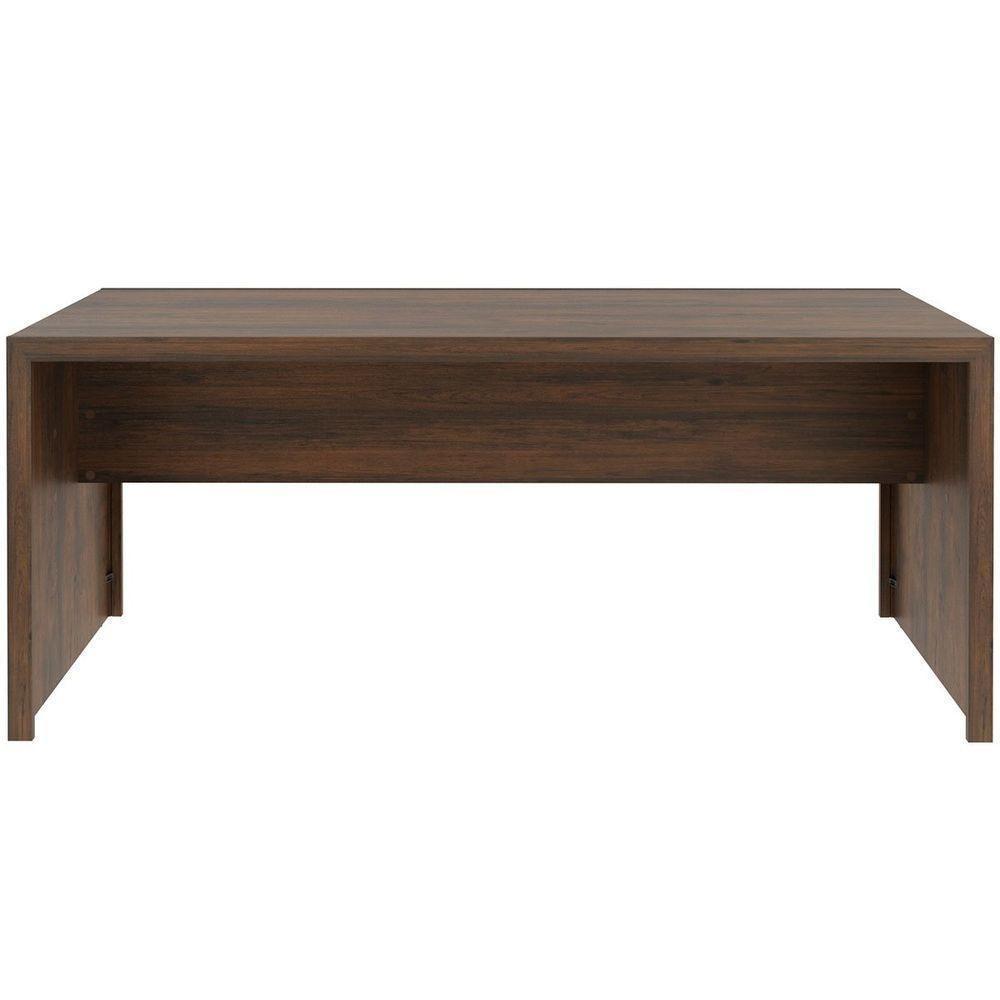 Mesa Para Escritório Escrivaninha 180 Cm Rústico - 5