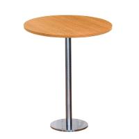 Mesa Pisa Beta Bistrô Fratini 107,50cm (a) Disco Redondo Inox Tampo Mdp Redondo Samba 60cm (l) - 1