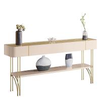 Aparador Vivant E Mesa De Centro Cadenza Off White/champanhe - Hb Móveis Off White/champanhe - 3