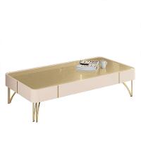 Aparador Vivant E Mesa De Centro Cadenza Off White/champanhe - Hb Móveis Off White/champanhe