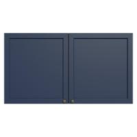 Armário Aéreo 120 Cm 2 Portas Vik Madesa Rustic/azul - 8