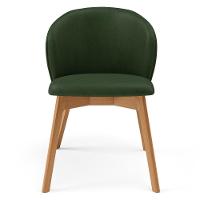 Kit 04 Cadeiras De Jantar E Estar Living Estofada Mia L02 Couríssimo Verde Musgo - Lyam Decor - 3