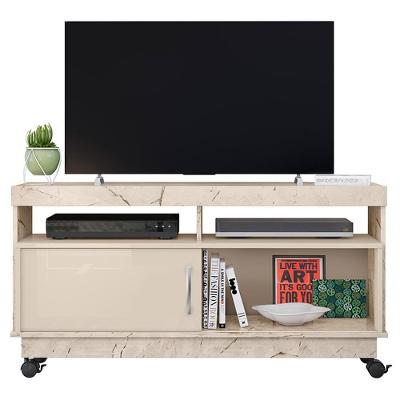 Rack Tv 50 Pol 121 Cm 1 Porta Artur Madetec Calacata Off White