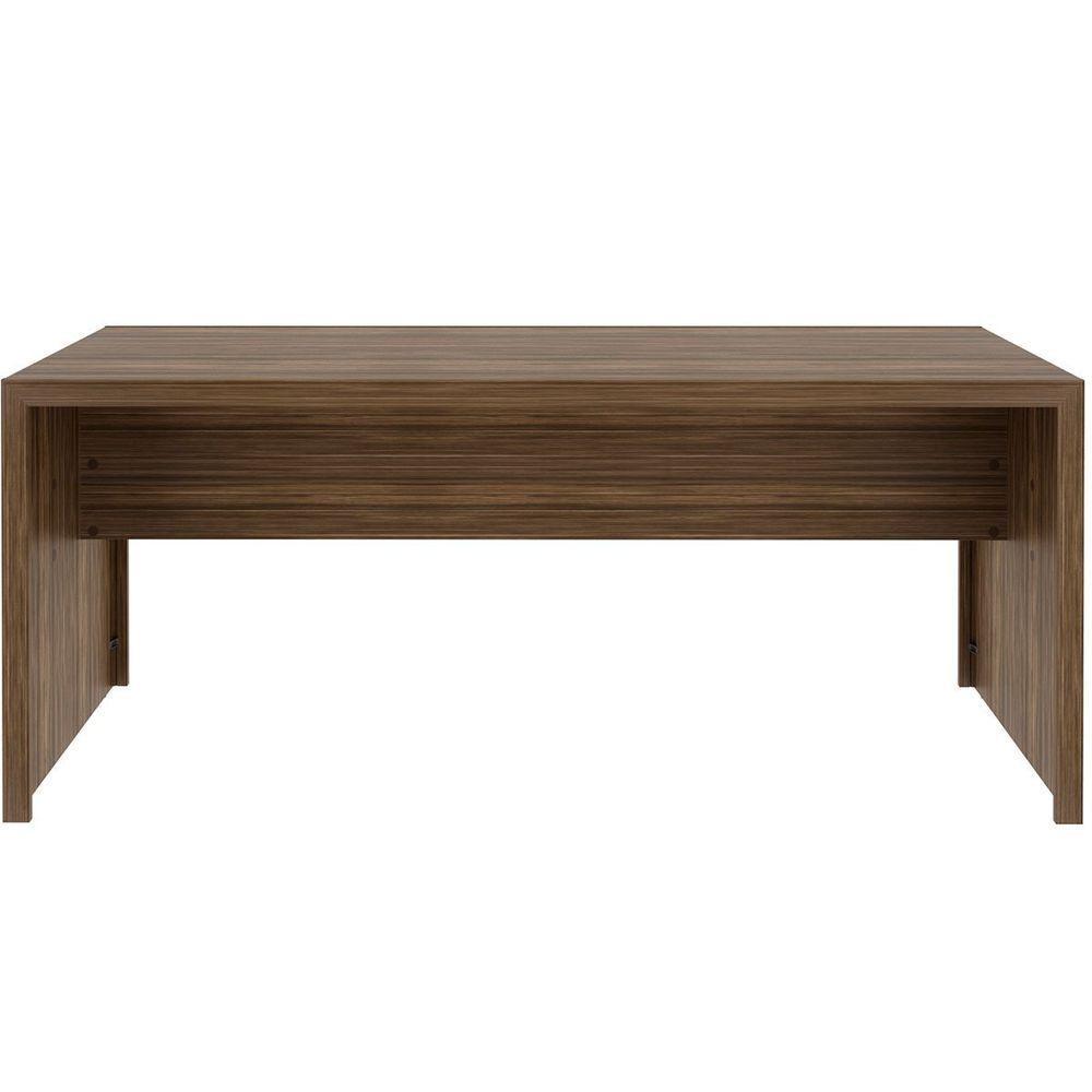 Mesa Para Escritório Escrivaninha 180 Cm Nogal - 6