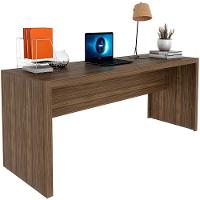 Mesa Para Escritório Escrivaninha 180 Cm Nogal - 1